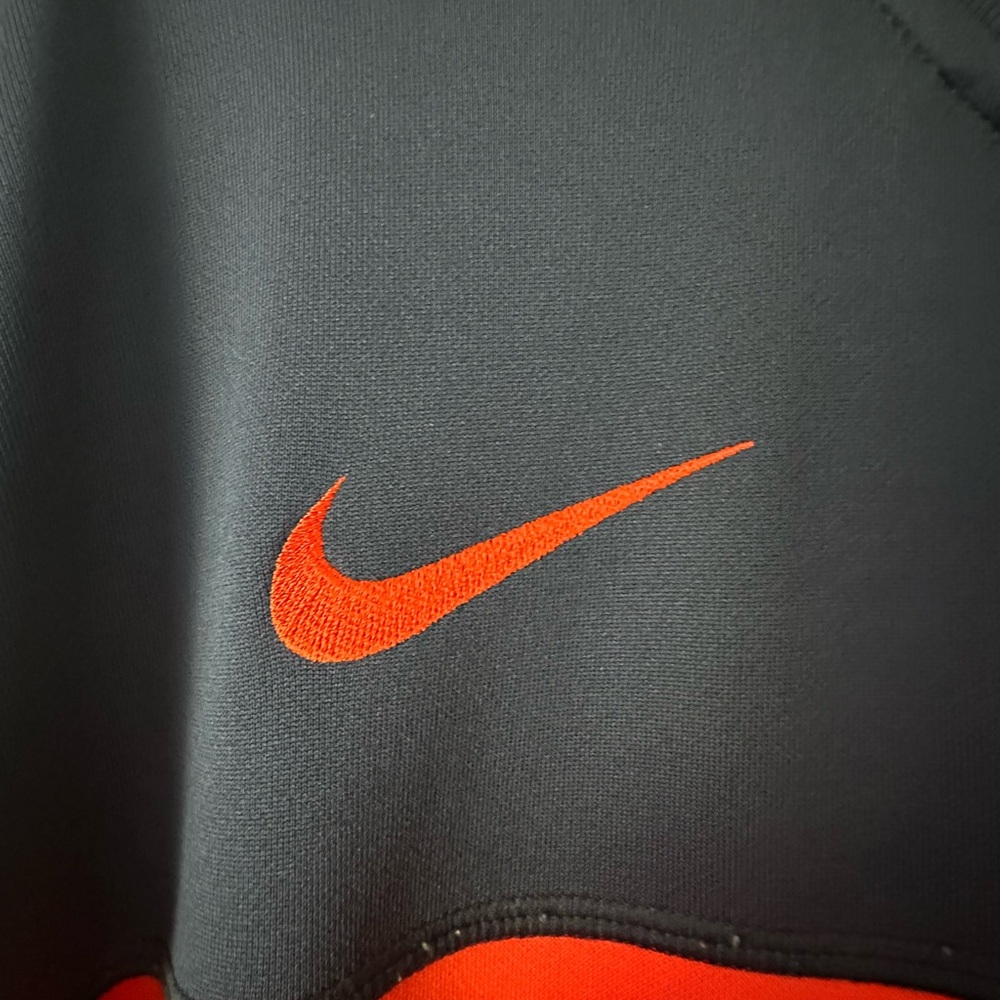 Nike Men's Illini Navy and Orange Jacket - Picture 4 of 5